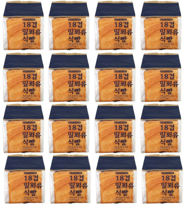18겹 밀푀유 식빵, 2개, 640g