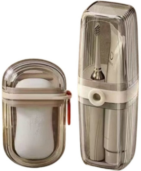 블리키 휴대 여행 출장용 칫솔 비누 케이스, 1세트, 투명