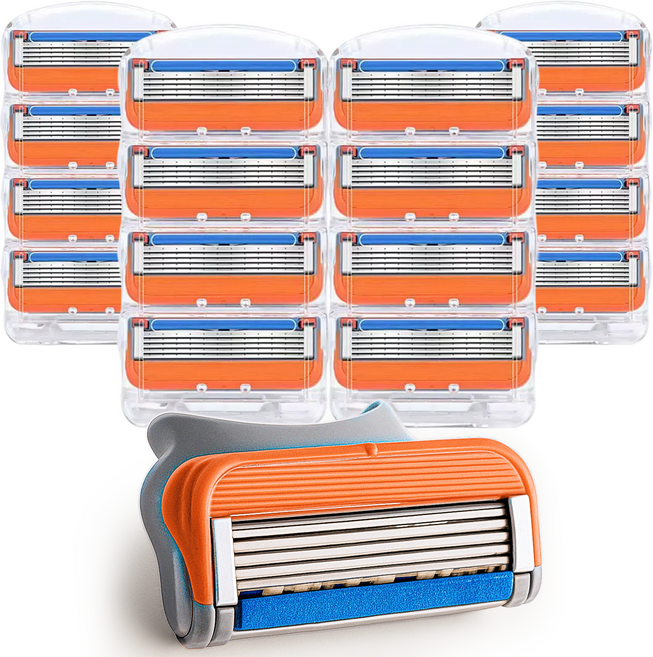 젠핏 퓨전 5중 면도날 질레트 호환, 4개입, 4세트