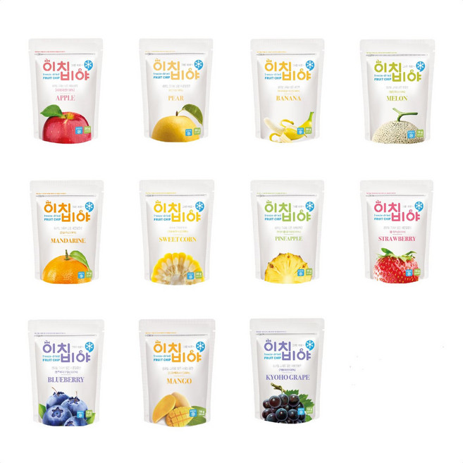 이치비야 동결건조 과일칩 11종 전제품 세트, 1개