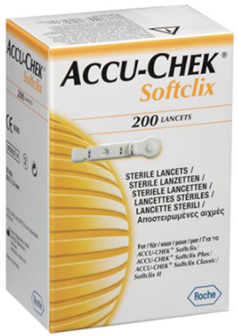 아큐첵 소프트클릭스 채혈침, 1개, 200개입