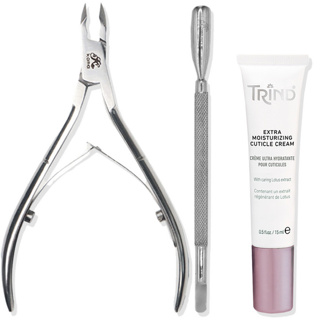 카라 니퍼 & 푸셔 + 트린드 큐티클 크림 & 화이트닝 파일 SET 네일 케어 굳은살 거스러미 셀프 제거, 1.초보자용니퍼+큐티클크림(파격할인), 1개
