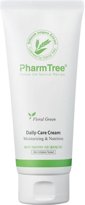 팜트리 데일리케어 크림 플로럴그린, 3개, 150ml