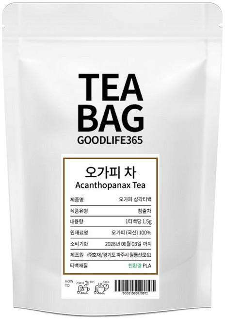 굿라이프365 오가피 삼각티백 50티백, 1.5g, 50개입, 1개