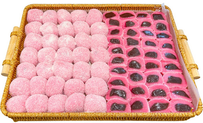 달콤한 과일 딸기 모찌 찹쌀떡 1.8kg, 30개, 60g