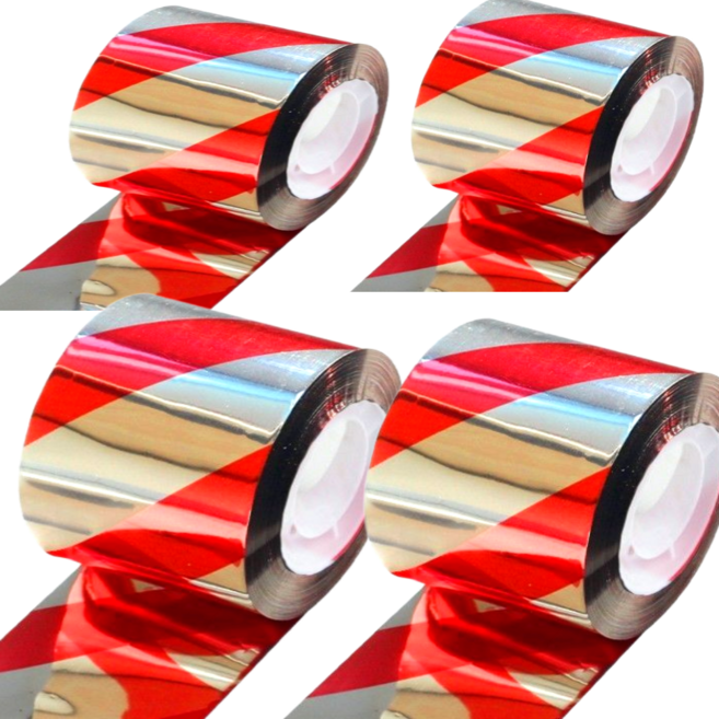 리온드 최장폭 4.8cm 짱질긴 조류 퇴치 반사 띠, 4개