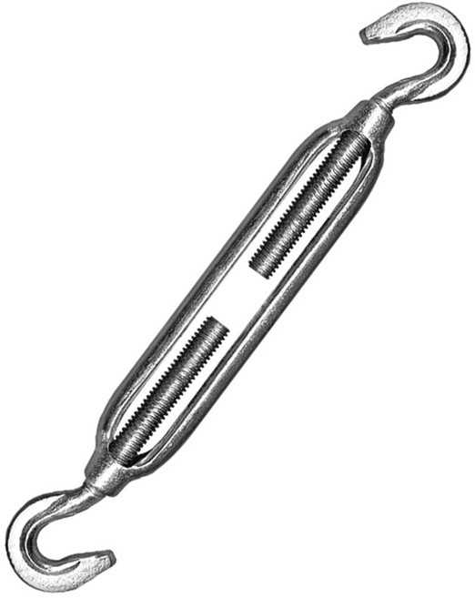 KD공구 짜게 턴버클 H&H 와이어턴버클 와이어로프 장력조절 와이어조절 케이디공구 KD09, 2개, 도금 7/8