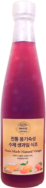 해아람 자연발효 프리미엄 건강수제 오미자식초, 1개, 500ml