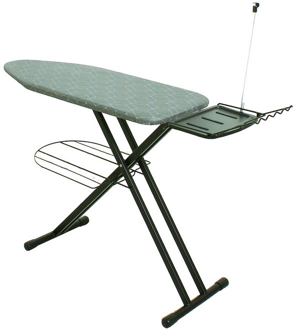 이중 사각 파이프로 흔들리지 않는 호텔 스탠드 다리미판 (프리미어룸), 다크그레이