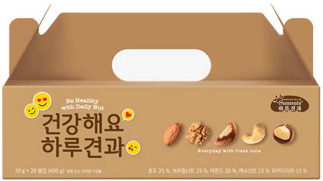 썬넛트 건강해요 하루견과 20p, 400g, 1개