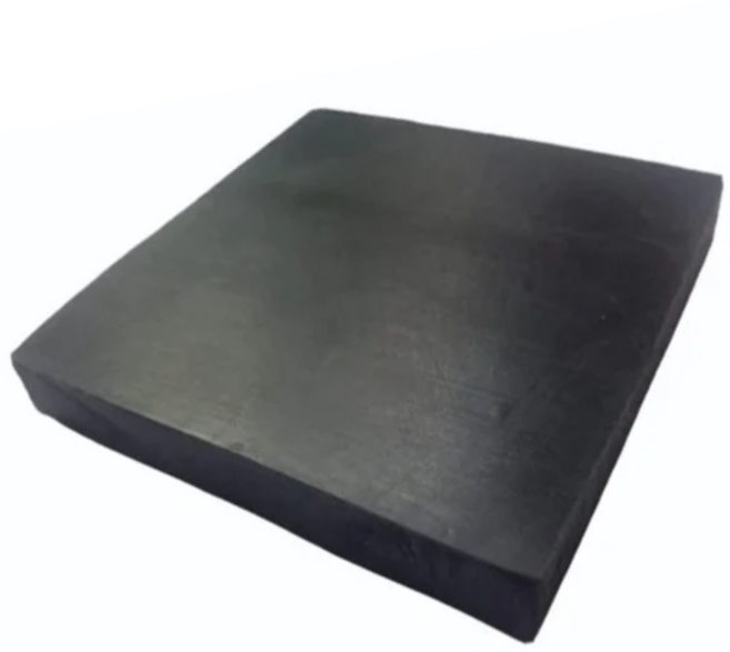 방진고무 민무늬 10mm 30X30cm 방진고무판 흑고무판 바닥매트 방진고무, 검정, 1개