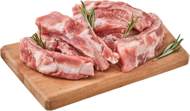 삼형제고기 1등급 한돈 돼지 등갈비 절단 구이용 찜용 로인립 냉장, 500g, 1개