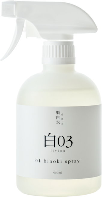 순백수 히노키 스프레이, 1개, 500ml