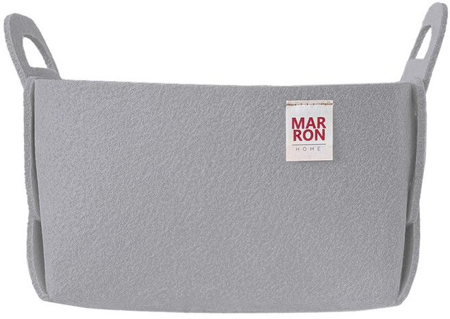 마롱즈 접이식 펠트 수납 바구니, 그레이, 5개