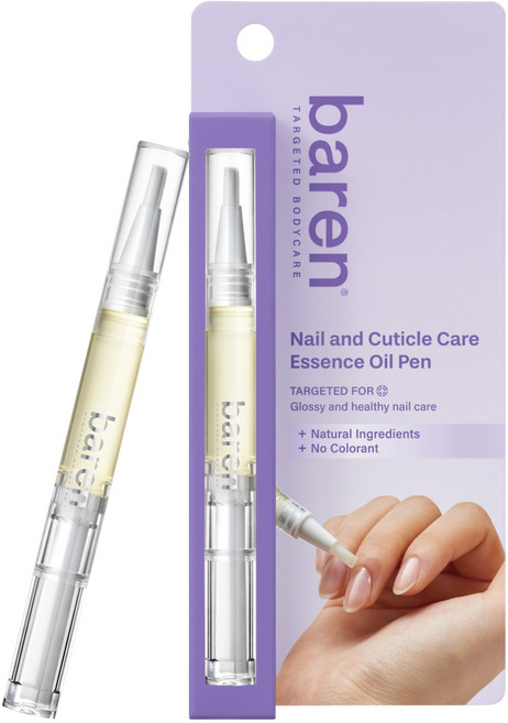 바렌 네일 & 큐티클 케어 에센스 오일 펜, 2ml, 4개