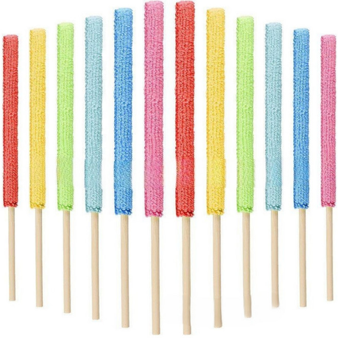 일상채움 에어컨 차량 송풍구 좁은 틈새 청소 막대 걸레 스틱, 2세트, 5컬러