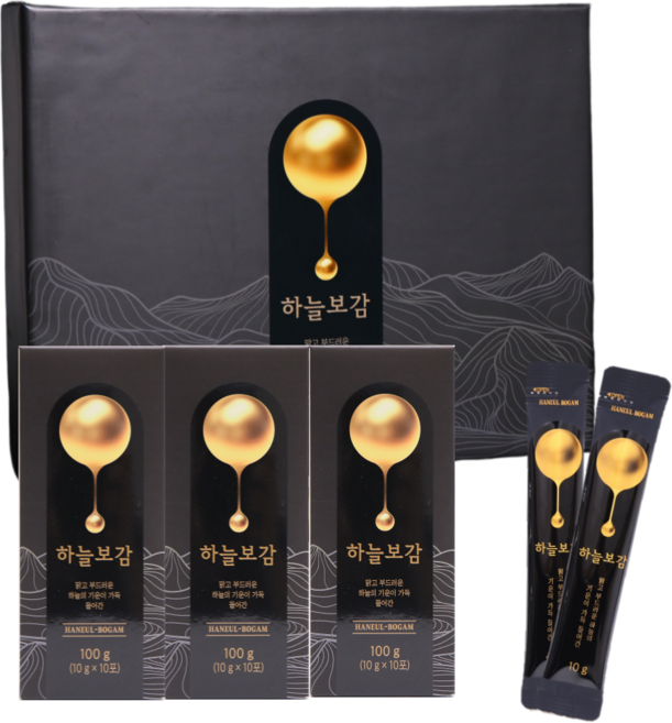 [하늘보감/1박스(30개)] 국내산 고급한약 녹용 당귀 산수유 등 가득 담은 피로회복 숙면 먹기편하고 맛좋은 액상 공진스틱, 10g, 90개