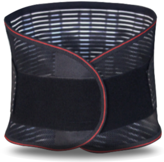 하루이 빅사이즈 요추 벨트 허리보호대 블랙, 1개