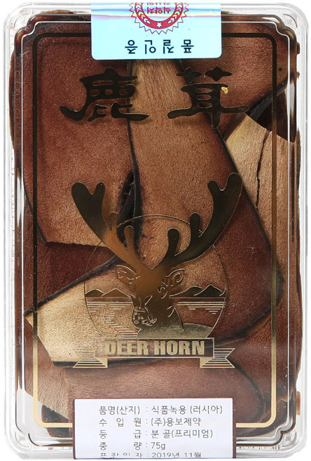 케이웰니스 러시아 녹용 분골(프리미엄) 75g 분골 상단 부위, 1개