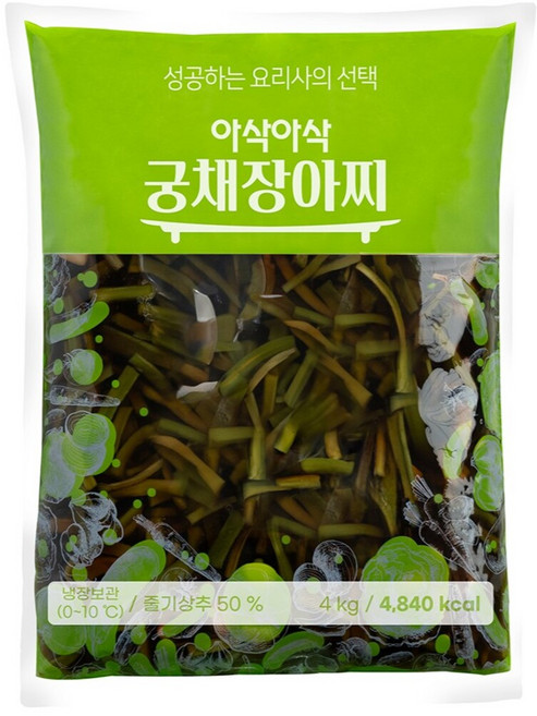 곰테이블 아삭아삭 궁채장아찌, 1개, 4kg