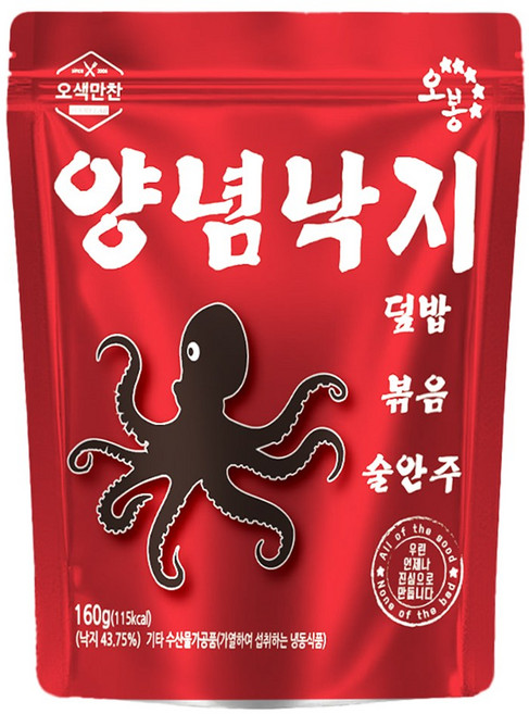 매콤양념 간편 낙지볶음 혼술안주, 1개, 160g