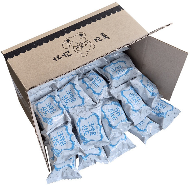 [이브의픽] 크라운 크라운산도 크림 간식용 대용량, 100개, 20g