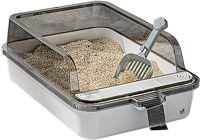 딩동펫 클린백 고양이 화장실, 화이트, 1개