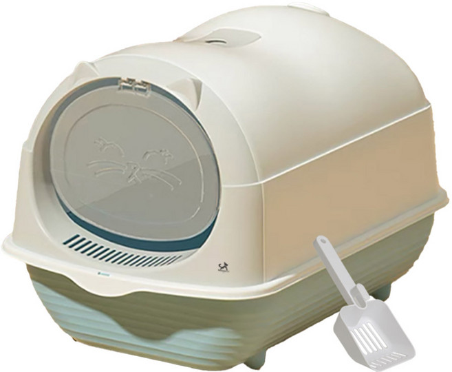 딩동펫 벤티 캣 2in1 화장실, 화이트, 1개