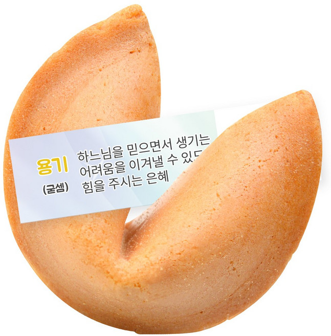 FortuneCookie 성령칠은 400p, 2kg, 1개