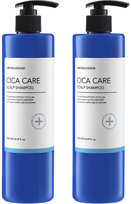 썸블라썸 시카케어 스칼프 샴푸, 550ml, 2개