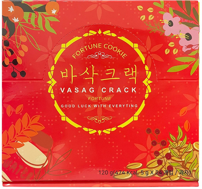 FortuneCookie 바삭크랙, 120g, 2개