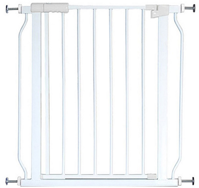 딩동펫 프리미엄 강아지 반자동 안전문, 화이트, 1개