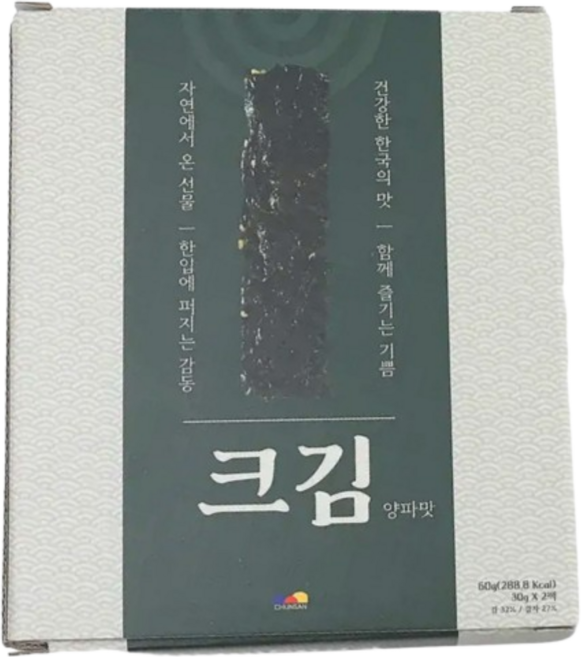 크김 양파맛 30g X 2개 김간식 김스낵 저칼로리 (60g)