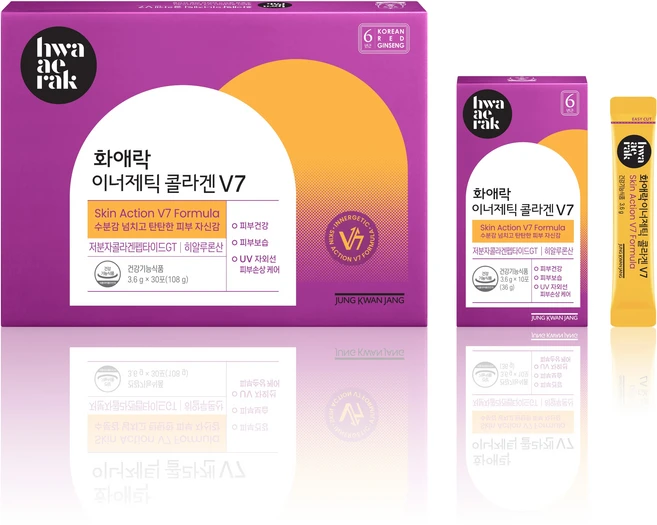화애락 정품 이너제틱 콜라겐 V7 30p, 108g, 1개 - 쿠팡