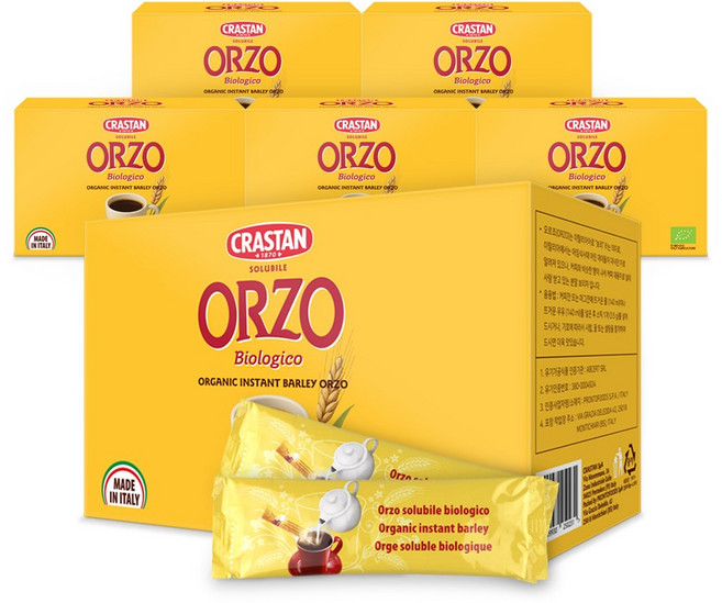 크라스탄 오르조 디카페인 보리 커피 보리차 30포X6박스 임산부 무카페인 아메리카노, 6개, 30개입, 3.5g