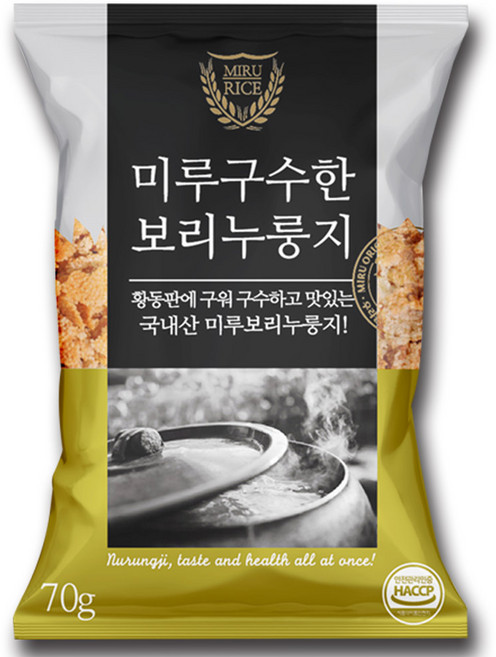 미루구수한 보리 누룽지 70g 3인분, 3개
