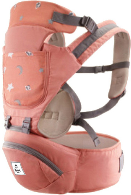 온아이 프리미엄 올인원 힙시트 아기띠, 핑크