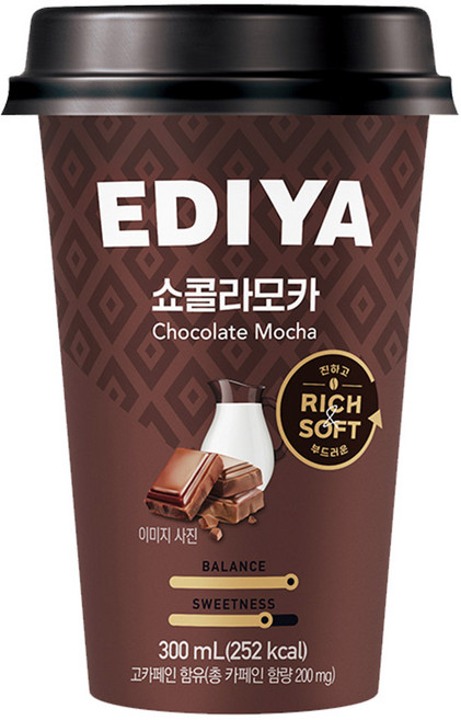 이디야 컵커피 쇼콜라 모카, 300ml, 20개