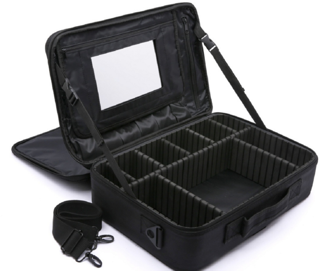 주밀리 다용도 파우치 화장품 출장용 여행용 메이크업박스 공구가방 공구함, 중형, 1개