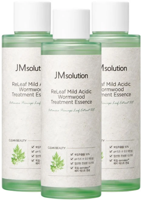 제이엠솔루션 릴리프 약산성 약쑥 트리트먼트 에센스 200ml / 약쑥잎추출물50% 약산성 빠른진정 저자극, 3개 - 쿠팡
