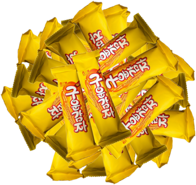 스낵큐 해태제과 과자, 24개, 구운감자