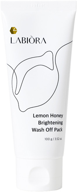 라비오라 레몬 허니 브라이트닝 워시오프 팩 100g, 1개입, 4개