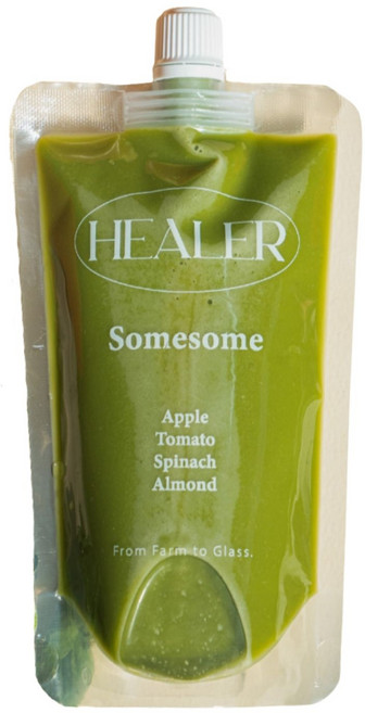 시금치주스 / 시금치 아몬드 사과 토마토 착즙 쥬스 즙 식사대용 클렌즈 디톡스 해독주스, 30개, 200ml