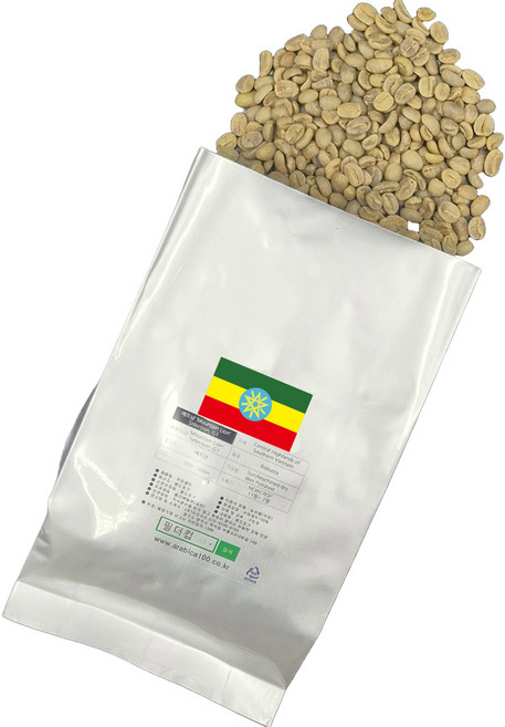 뉴크롭 커피생두 에디오피아 예가체프 G2 Washe, 1개, 1kg