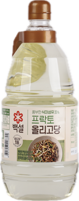 백설 프락토올리고당 2.45kg 업소용 식당용 대용량, 1개