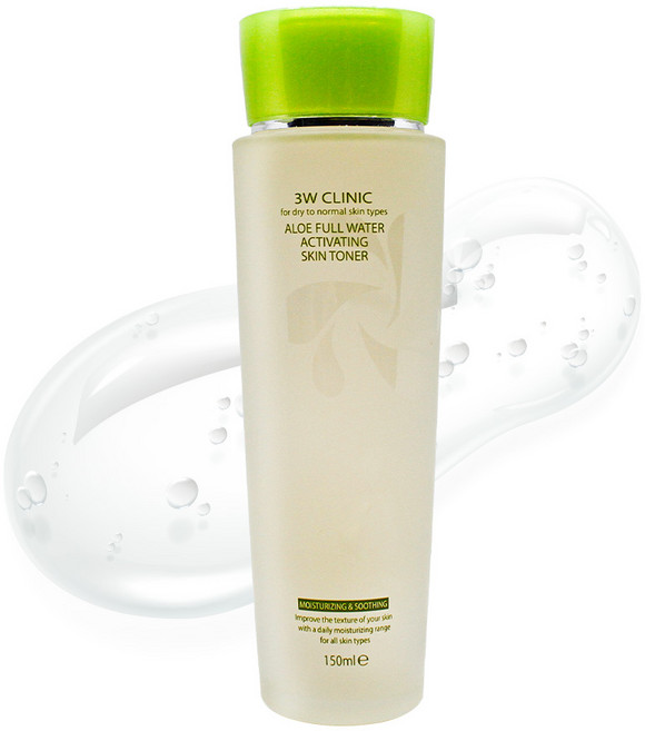 3W클리닉 알로에 풀 워터 엑티베이팅 스킨 토너, 150ml, 1개