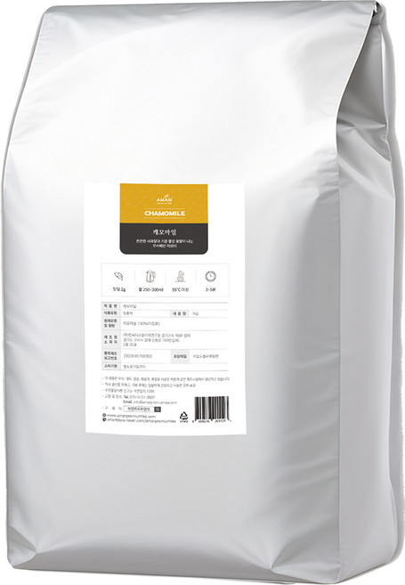 캐모마일 무카페인 허브차 카페용 대용량 아만프리미엄티, 1개, 1개입, 1kg