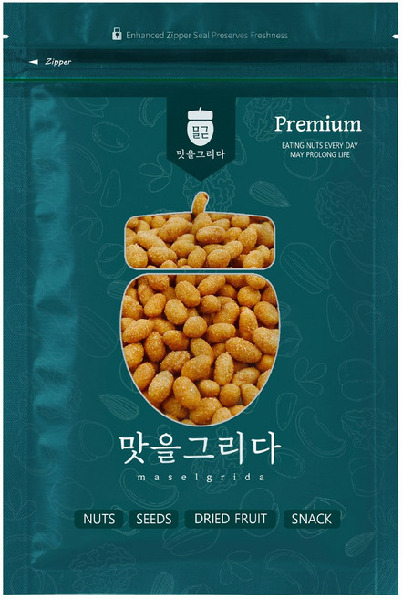 맛을그리다 꿀땅콩 500g, 1개