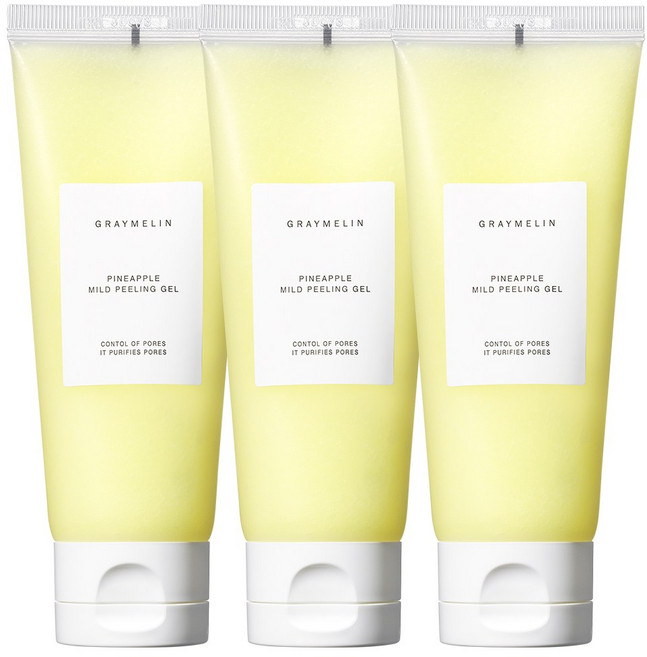 그레이멜린 파인애플 마일드 필링젤, 100ml, 3개