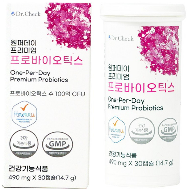 닥터체크 원퍼데이 프리미엄 프로바이오틱스 30캡슐, 1박스, 30정